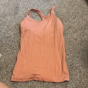 lululemon athletica Ribbed Tank Top - Coral